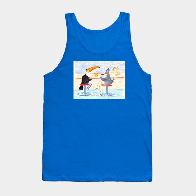 Toucan Crow Barcat Tank Top by MrTiggersShop